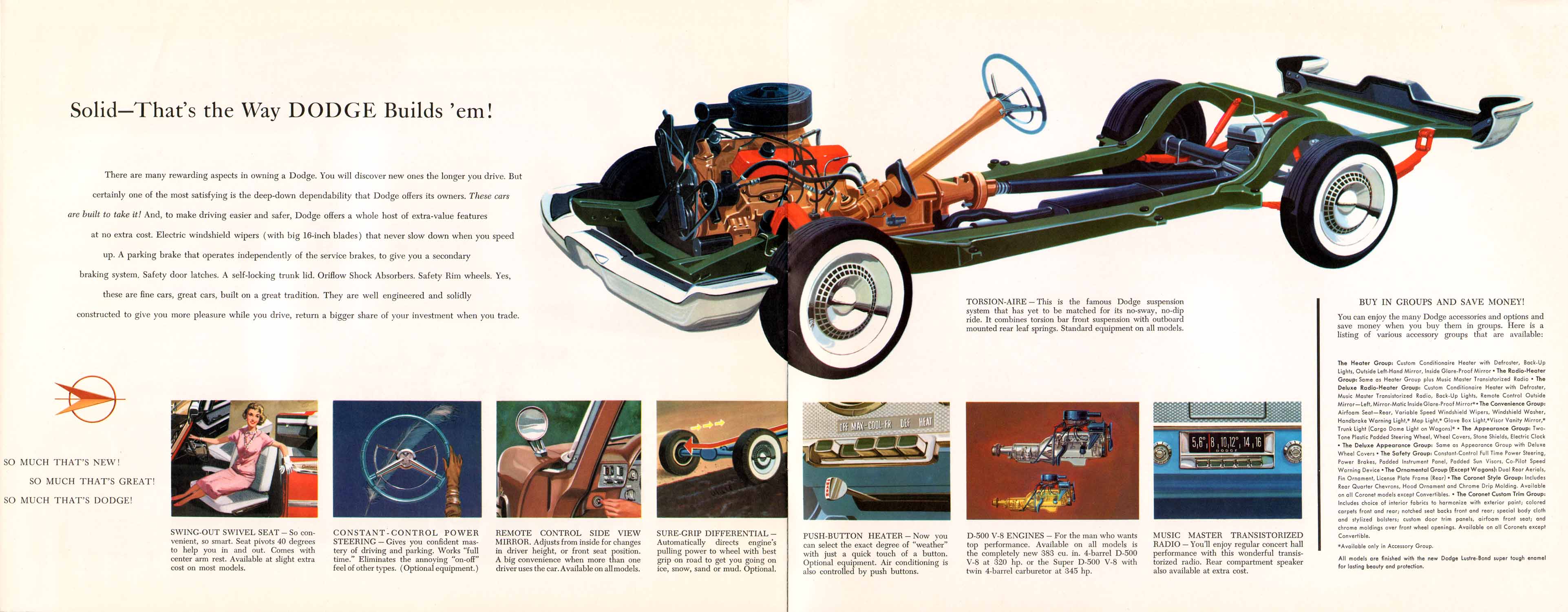 1959 Dodge Car Brochure Page 2